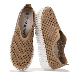 Project Cloud Platform Slip On Shoes Womens Size 11 Lightweight Daffodil‎ Beige